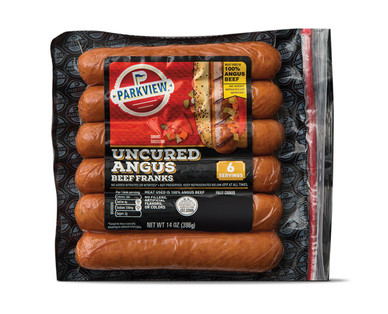 Parkview Uncured Angus Beef Hot Dogs