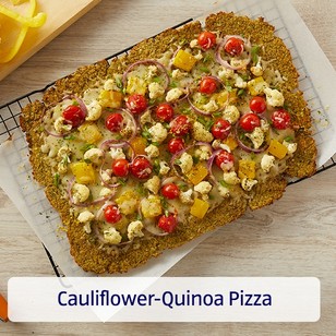 Cauliflower-Quinoa Pizza. View recipe.