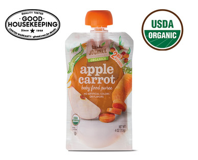 Little Journey Apple Carrot Baby Food Puree