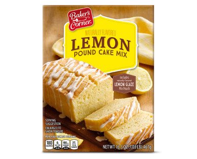 Baker's Corner Lemon Pound Cake Mix