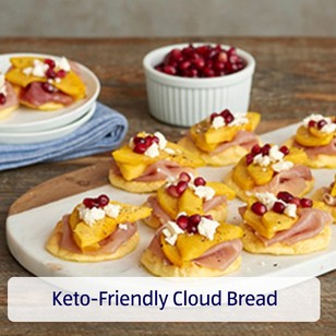 Keto-Friendly Cloud Bread. View recipe.