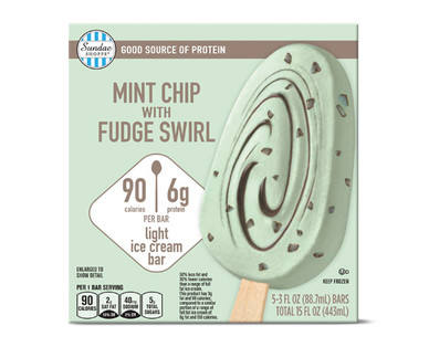 Sundae Shoppe Mint Chip with Fudge Swirl Protein Ice Cream Bars