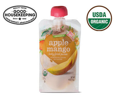 Little Journey Apple Mango Baby Food Puree  