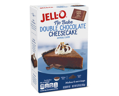 Jell-O No Bake Double Chocolate Cheesecake