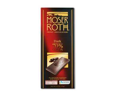 Moser Roth Premium Dark Chocolate, 70 Percent Cocoa