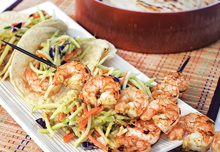 Margarita Grilled Shrimp Tacos
