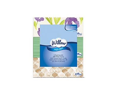 Willow 3 Pack Facial Tissue View 1